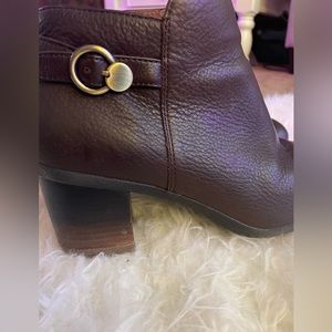 Dark brown Dansko Perry bootie